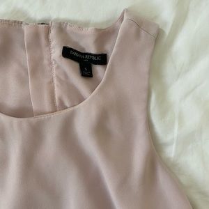 Double lined pink and white blouse